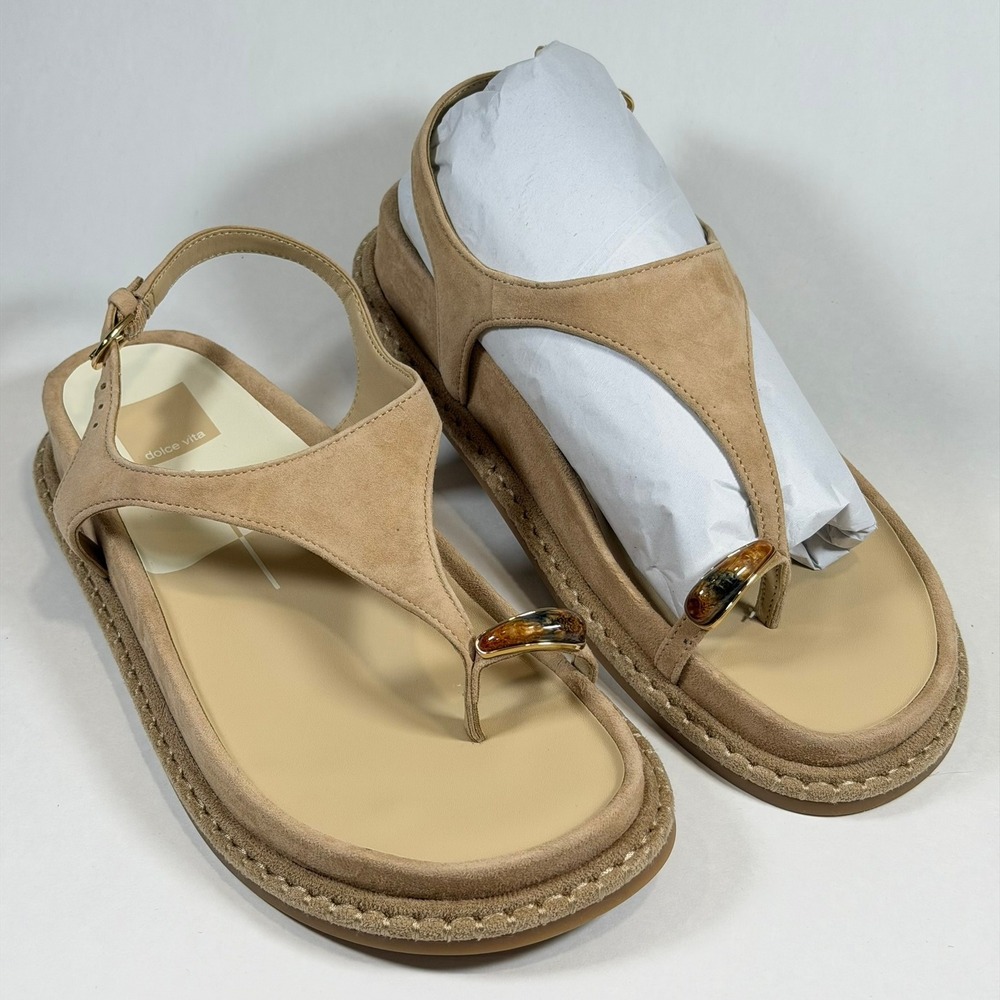 Dolce Vita Size-6M Women's Sandals Stefan Brown Gemstone Bambo